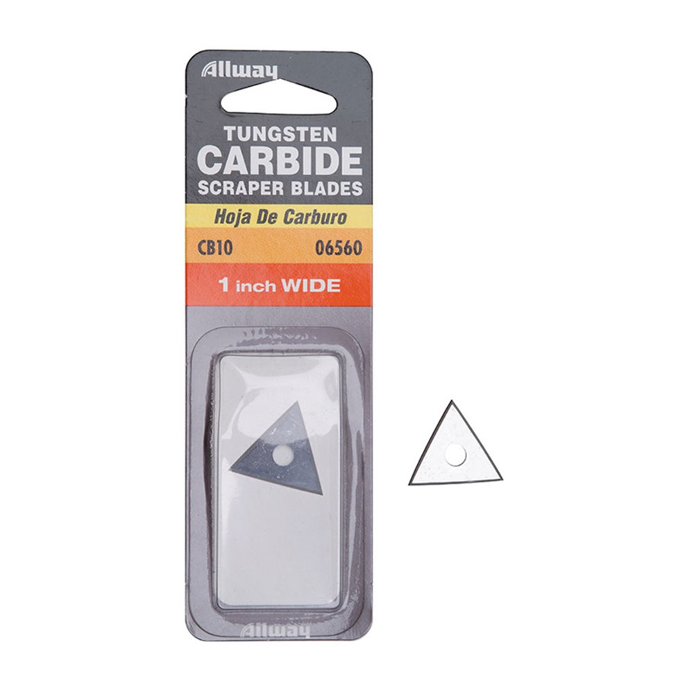ALLWAY 1” CARBIDE BLADE–CARDED - 1 BLADE